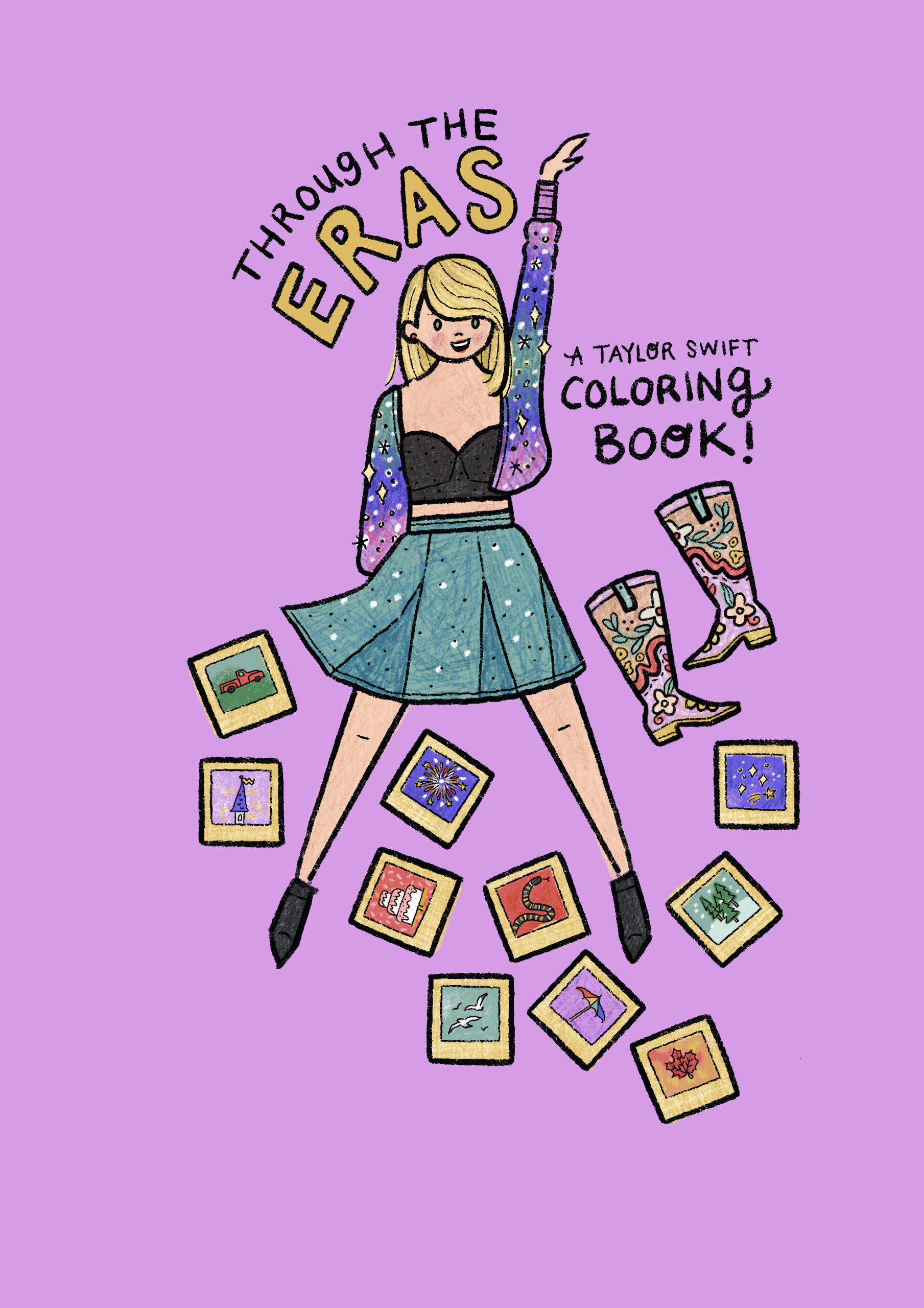 Taylor Swift Coloring Book: Amazing Illustrations of Taylor Swift